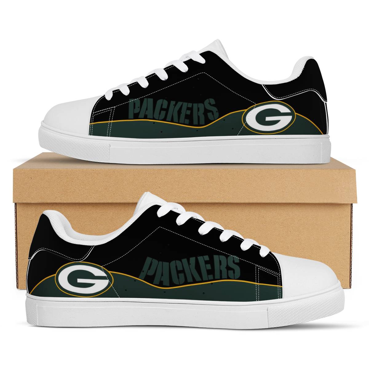 Women's Green Bay Packers Limited Edition JD13 Sneakers 005 Women's Green Bay Packers Limited Edition JD13 Sneakers 005